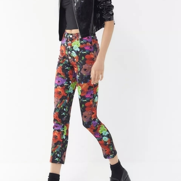 BDG | Urban Outfitters Floral High Rise Stairway Pant - Picture 2 of 10
